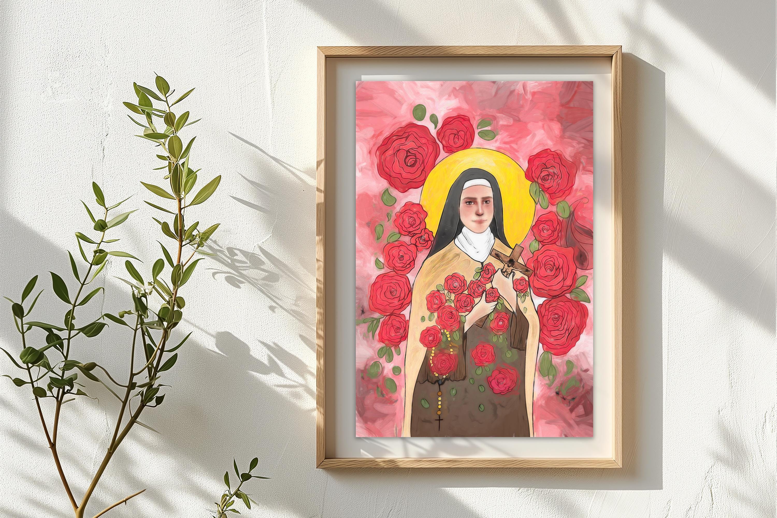 Saint Therese of Lisieux (8x12") Art Print