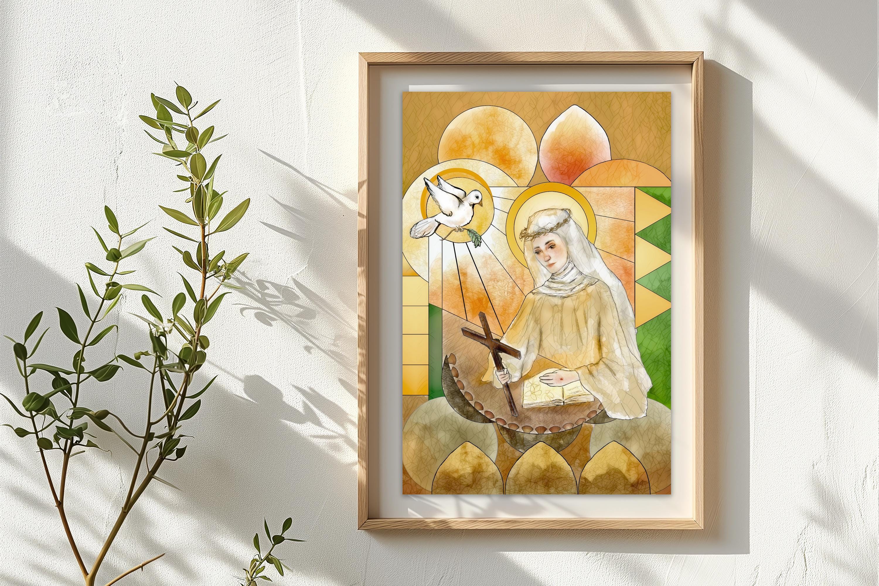 Saint Catherine of Siena (8x12") Art Print