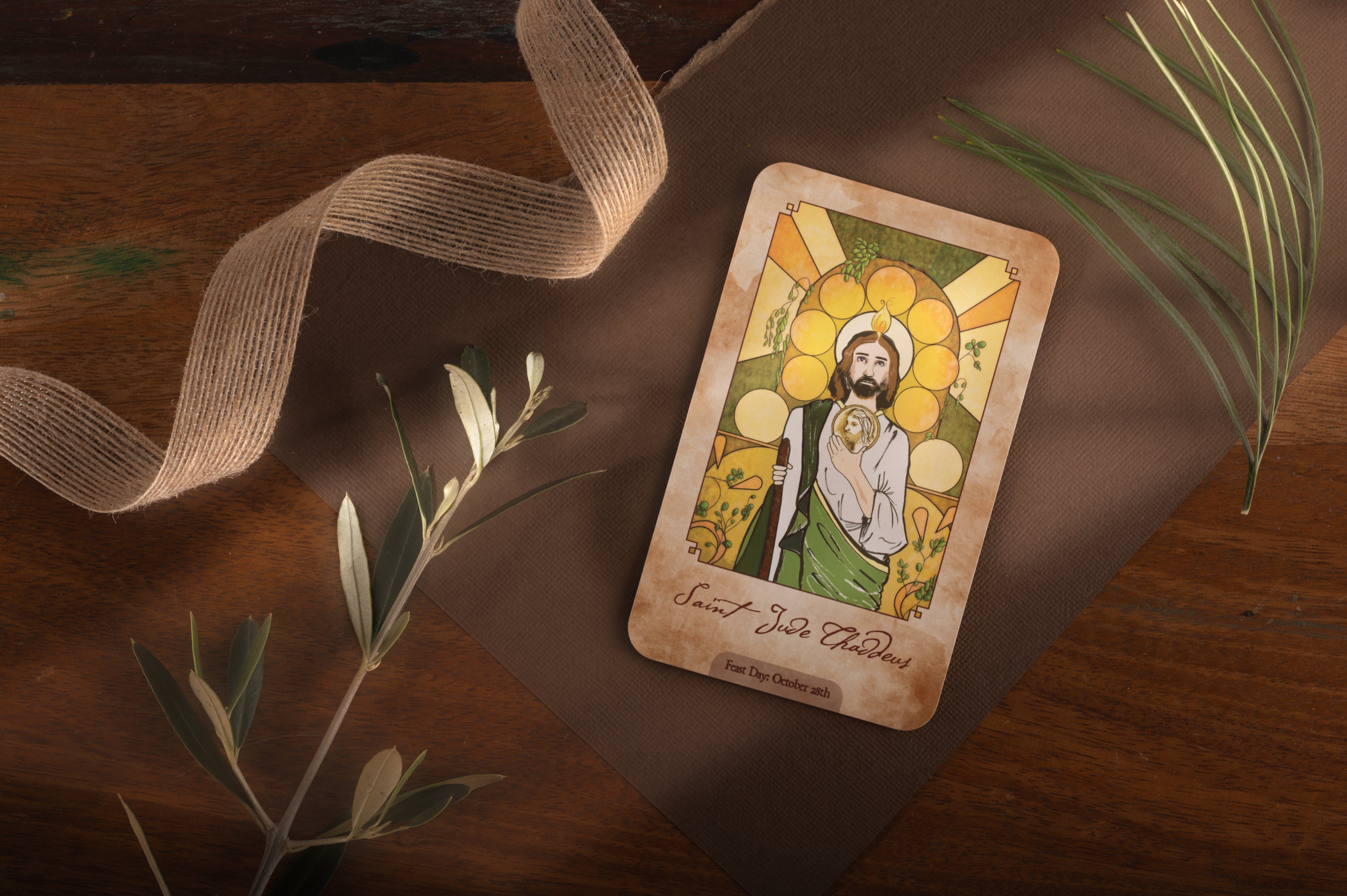 Saint Jude Thaddeus (8x12.8cm) Devotional Prayer Card