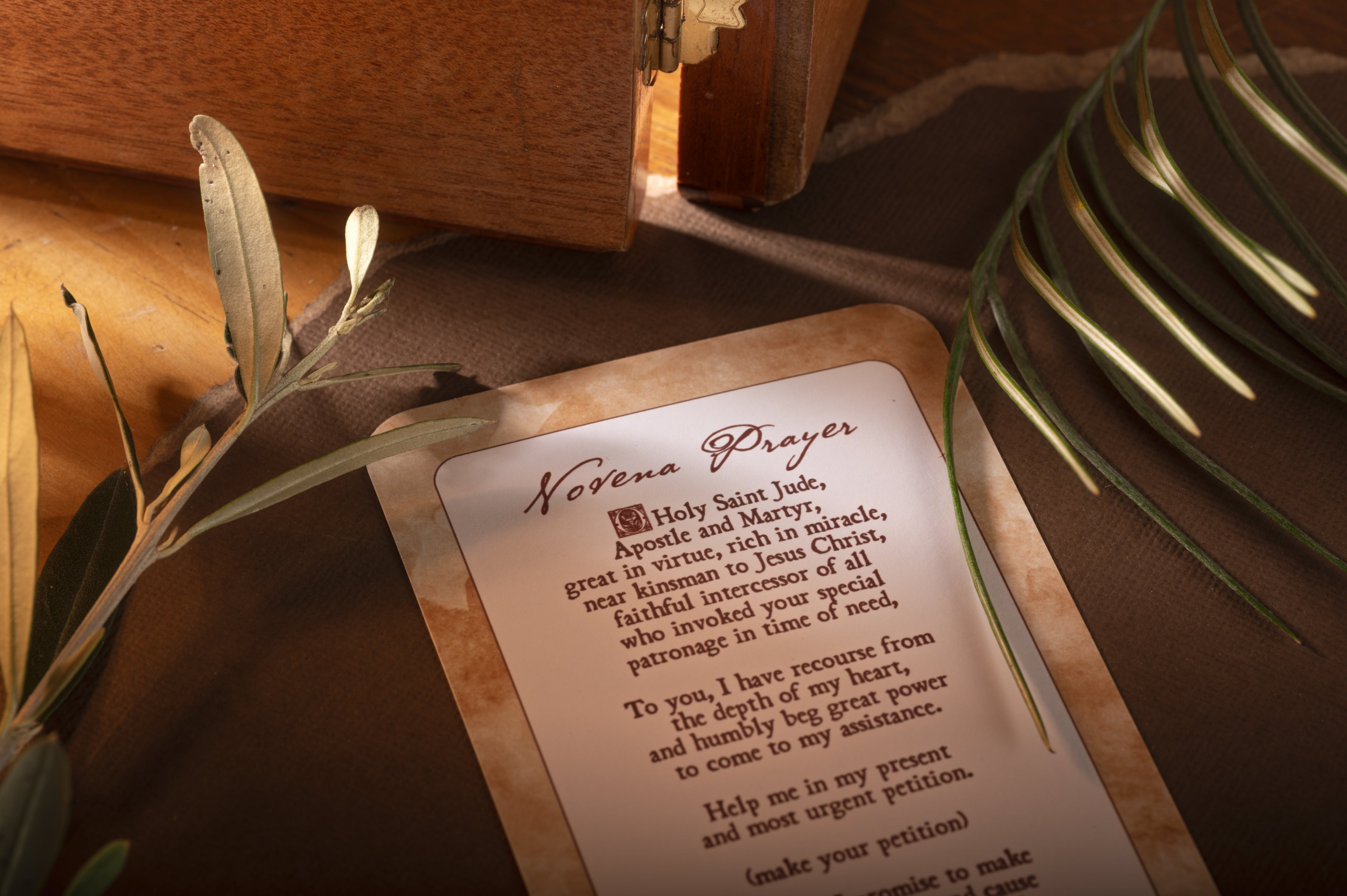 Saint Jude Thaddeus (8x12.8cm) Devotional Prayer Card